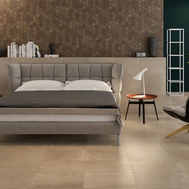 Rec&aacute;mara Cotto Casale Beige con Caf&eacute;
