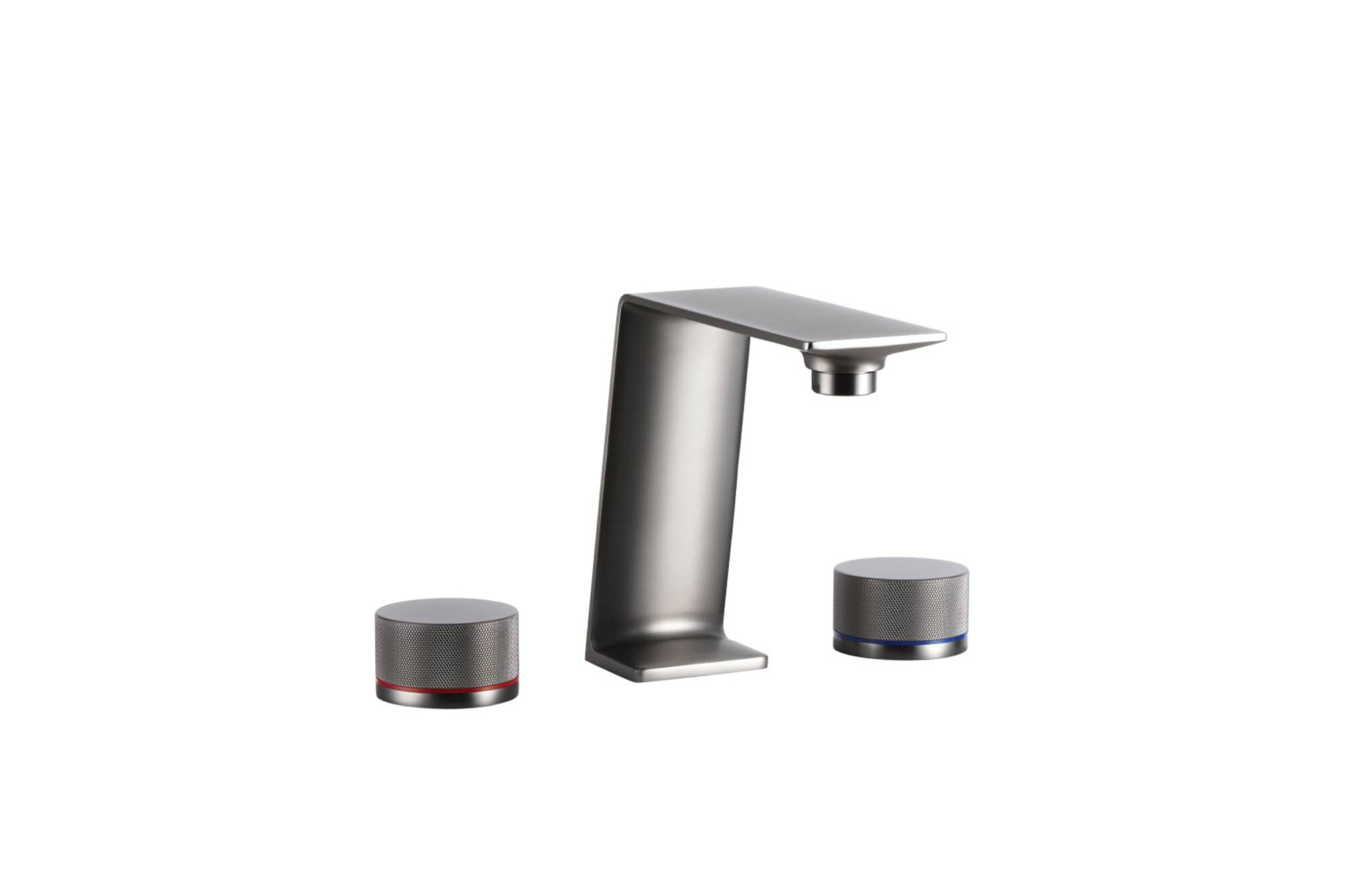 Llave duomando para lavabo línea Weismar en titanio mate,,hi-res image number null