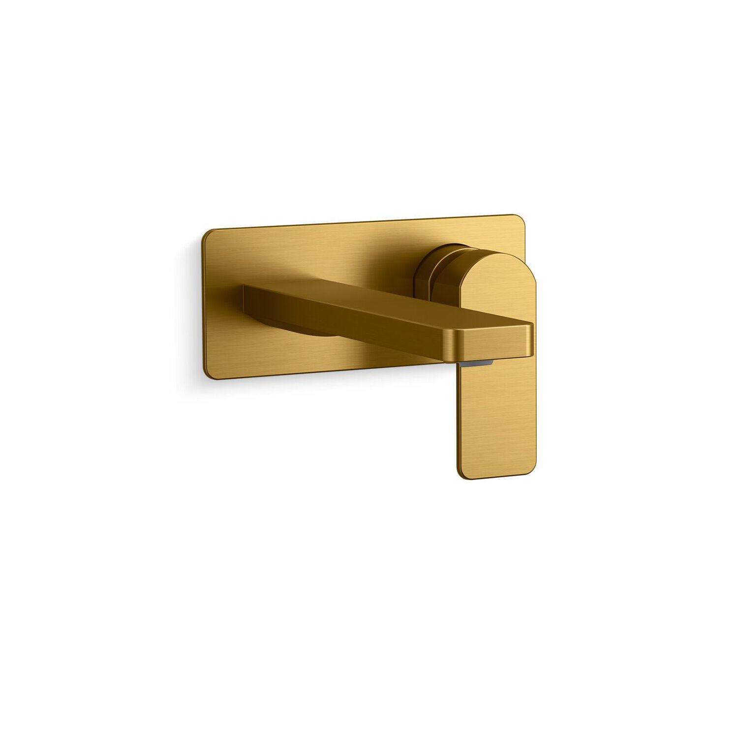 Llave de muro monomando para lavabo Parallel dorado,,hi-res image number null