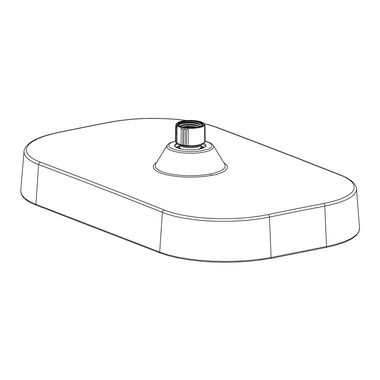 Valvula para conjunto de regadera dorado satinado