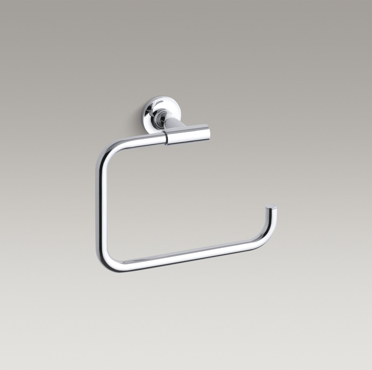 Toallero de argolla línea Purist en cromo pulido,,hi-res image number null