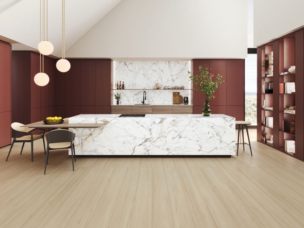 Cocina Lux Marble Beige con Blanco,,hi-res