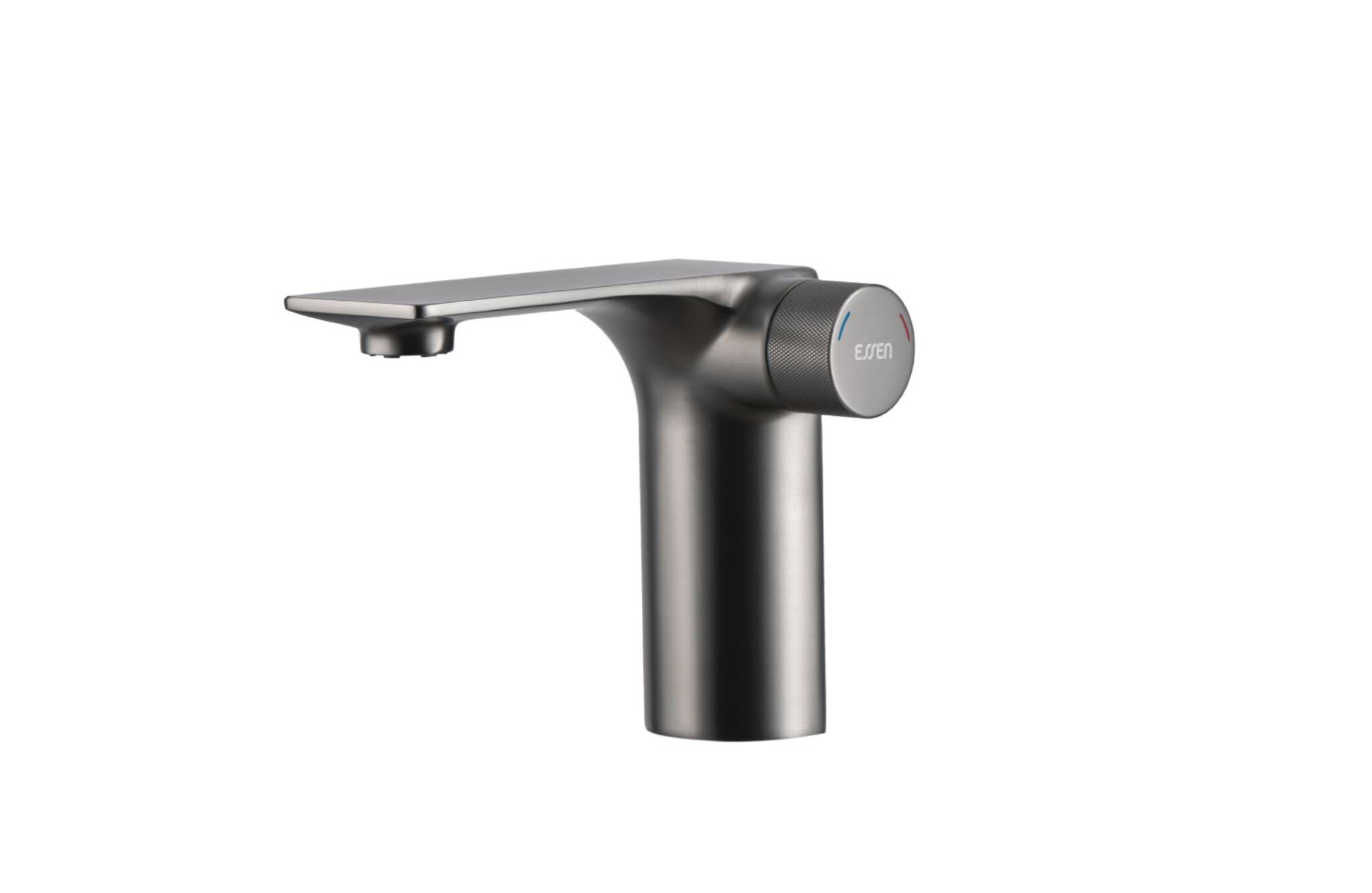 Llave monomando baja para lavabo l&iacute;nea Weismar en titanio mate,,hi-res image number null