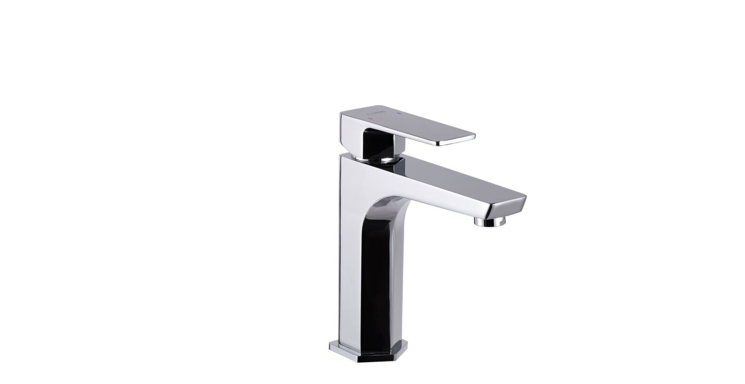 Llave monomando baja para lavabo línea Dessau en cromo pulido,,hi-res image number null