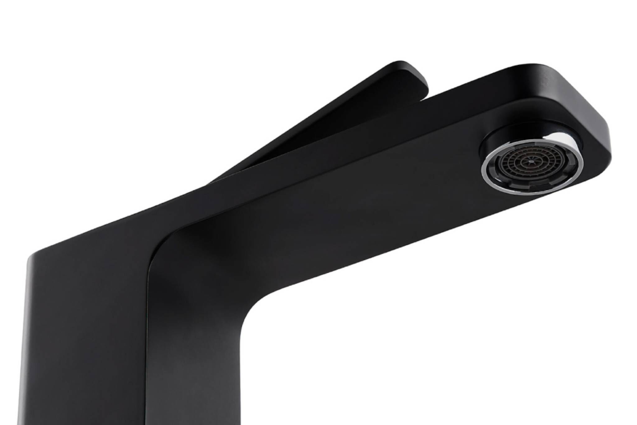 Llave monomando alta para lavabo línea Siena en negro mate,,hi-res image number null