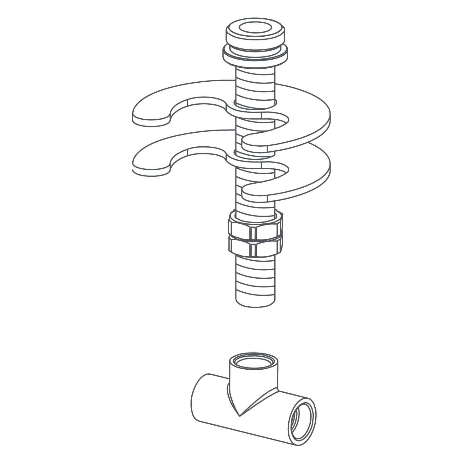 Sistema de fijacion essen para llave duomando unico,,hi-res image number null