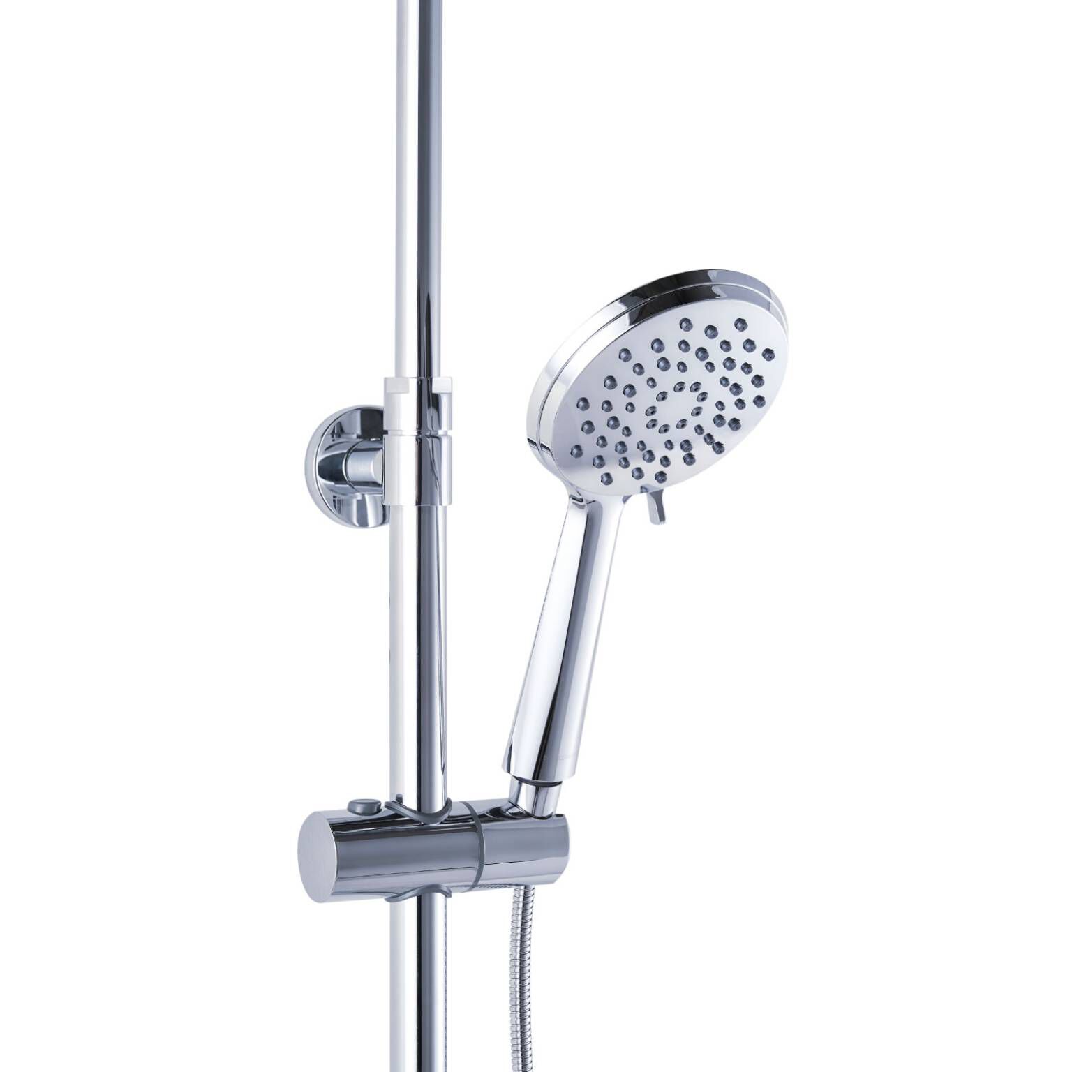 Regadera de muro para baño línea Marbella® en cromo pulido,,hi-res image number null