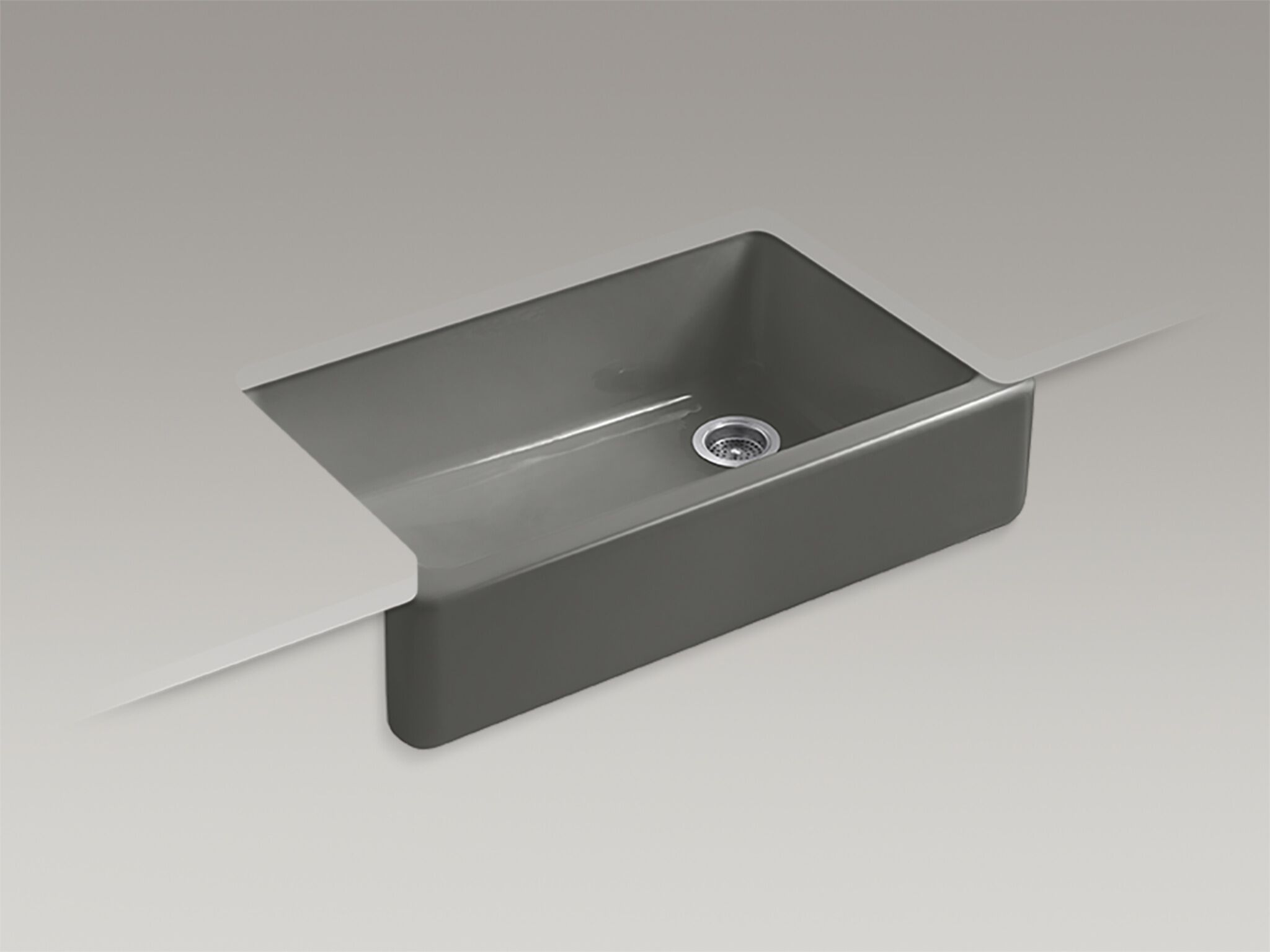 Tarja de una tina bajocubierta línea Whitehaven en gris oscuro,,hi-res image number null