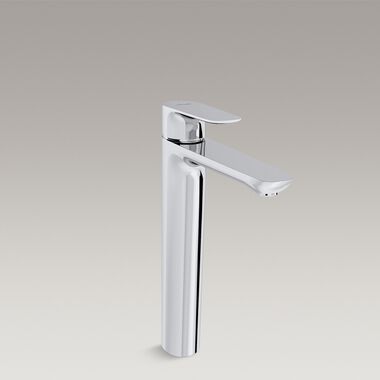 Llave monomando alta para lavabo línea Aleo en cromo pulido