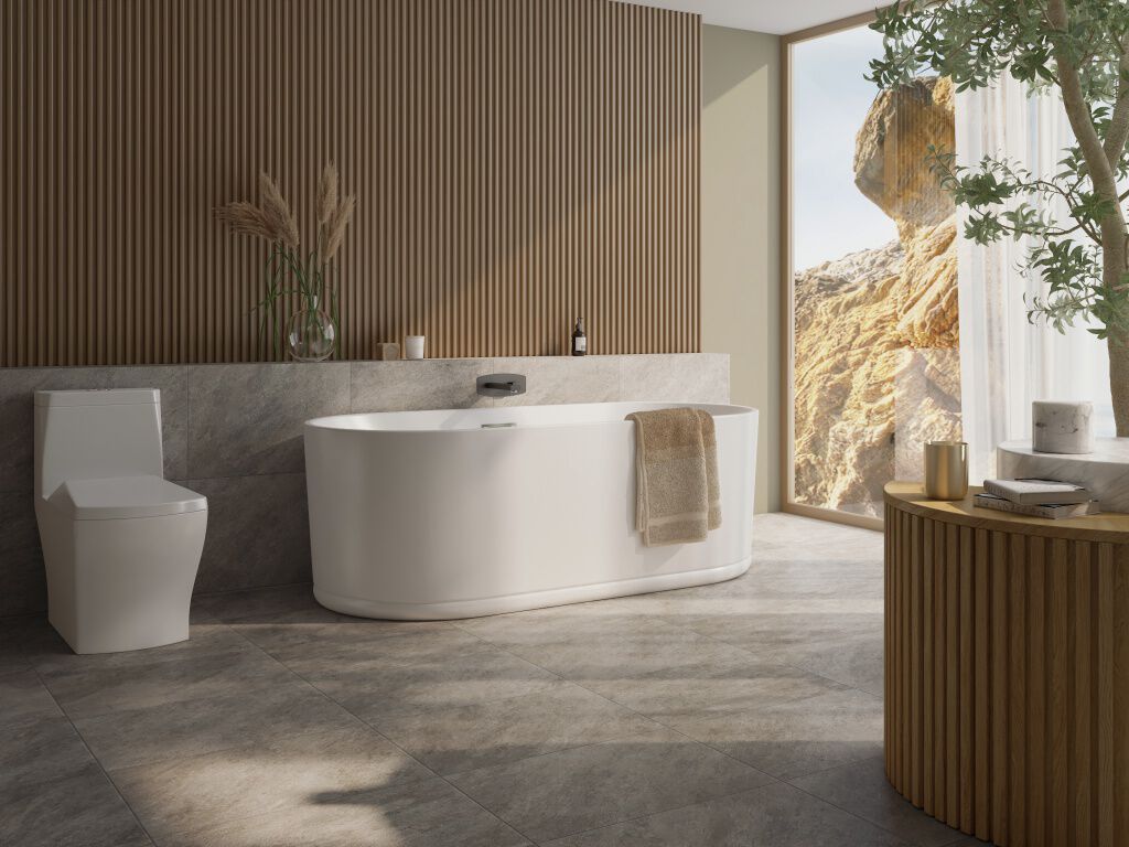 Ba&ntilde;o Rockmont Gris,,hi-res