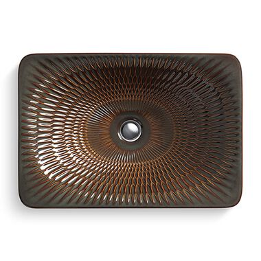 Lavabo Vessel línea Derring en bourbon rutile