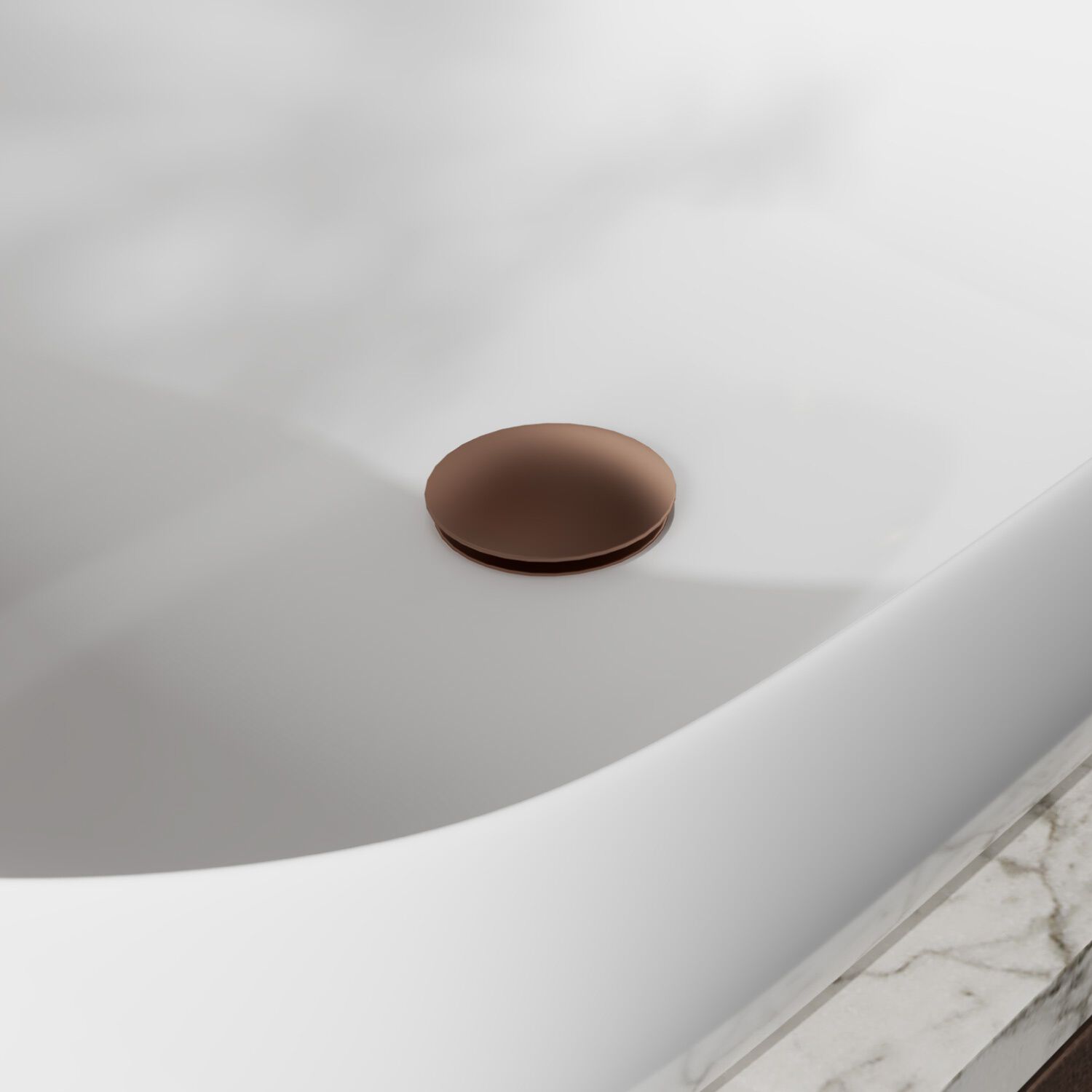 Desague Universal De Pop Up Sin Rebosadero Bronce,,hi-res image number null