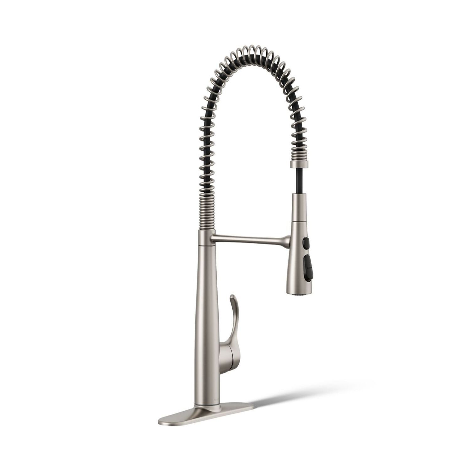 Llave de cocina Simplice con rociador de tres funciones en acero inoxidable,,hi-res image number null