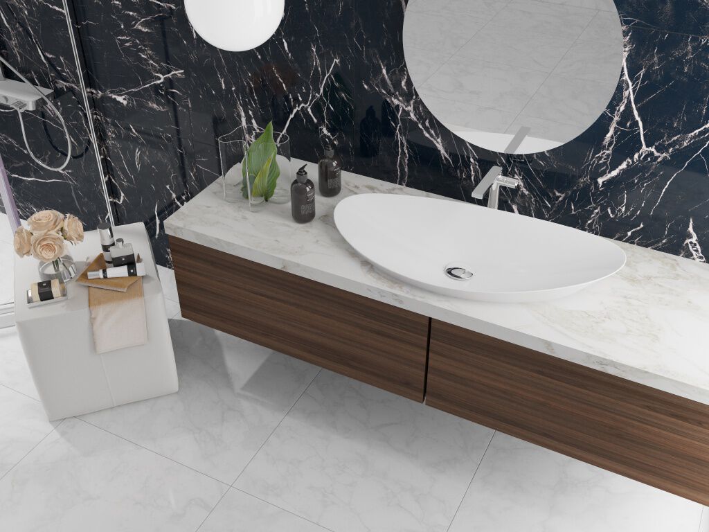 Baño Aura Rectificado Blanco con Negro,,hi-res