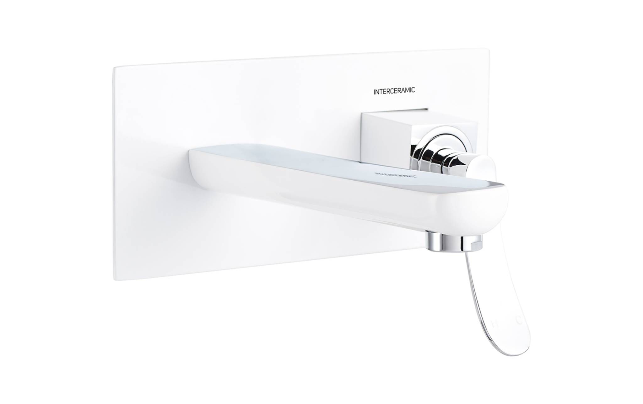 Llave de muro para lavabo línea Dublín® en cromo pulido blanco,,hi-res image number null