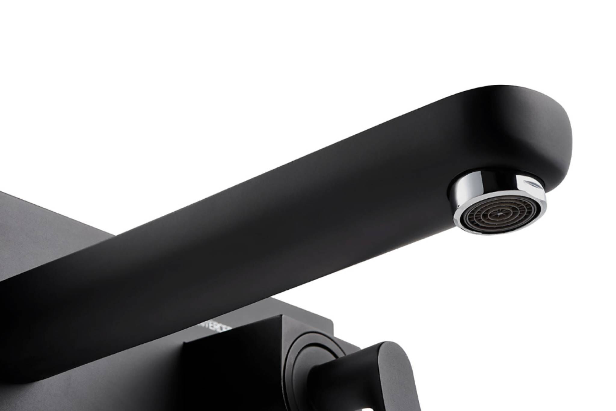 Llave de muro para lavabo línea Dublín® en negro mate,,hi-res image number null