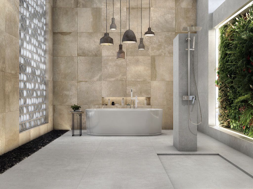 Baño Acadia Beige con Blanco,,hi-res