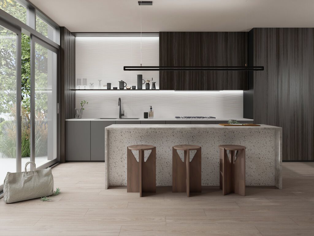 Cocina Bliss Rectificado Beige con Blanco,,hi-res