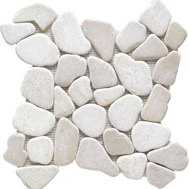 Pebble Stones White 30x30