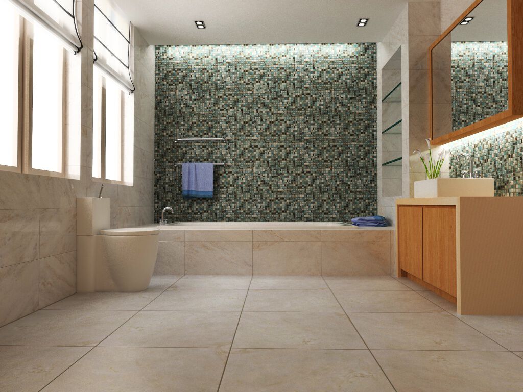 Baño Interglass Murano Azul con Blanco,,hi-res