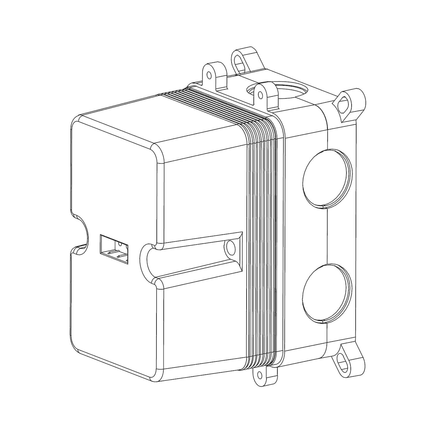 Valvula para conjunto de regadera dorado satinado,,hi-res image number null