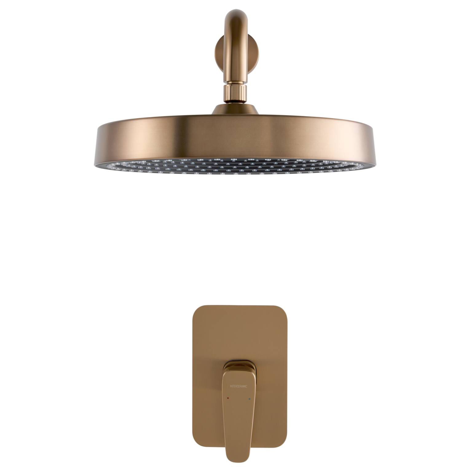 Conjunto Duna De Regadera Monomando Bronce Cepillado,,hi-res image number null