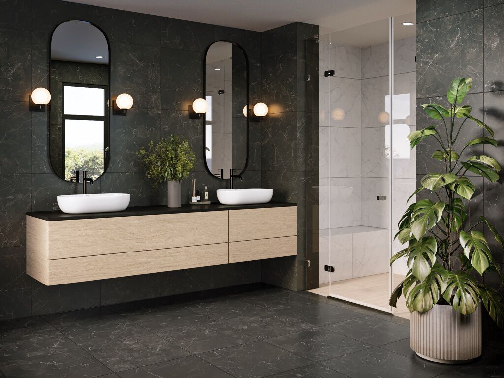 Lavabo de sobrecubierta línea Essen Round en blanco aperlado,,hi-res image number null