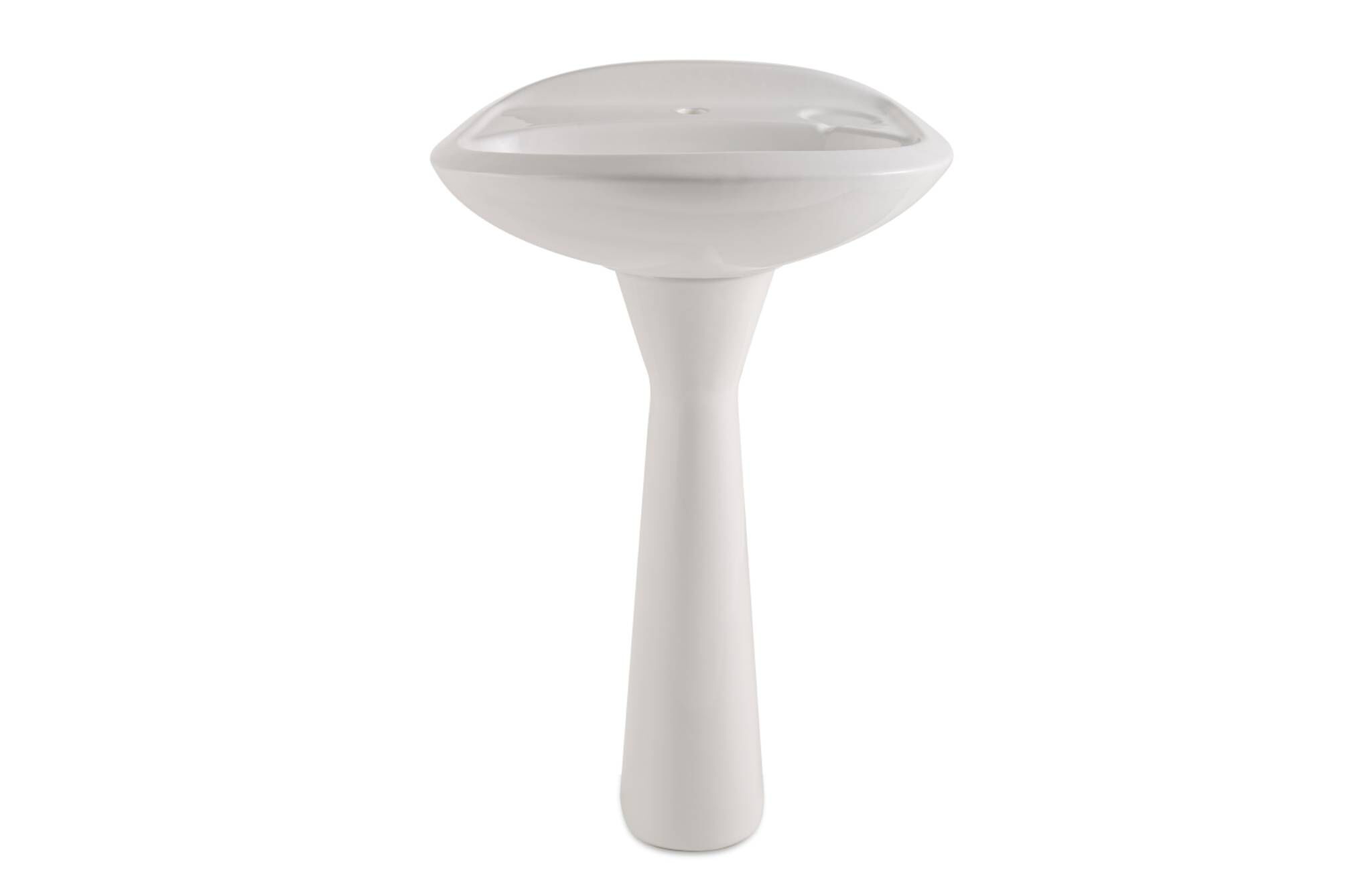 Lavabo de pedestal monomando línea Georgia blanco,,hi-res image number null