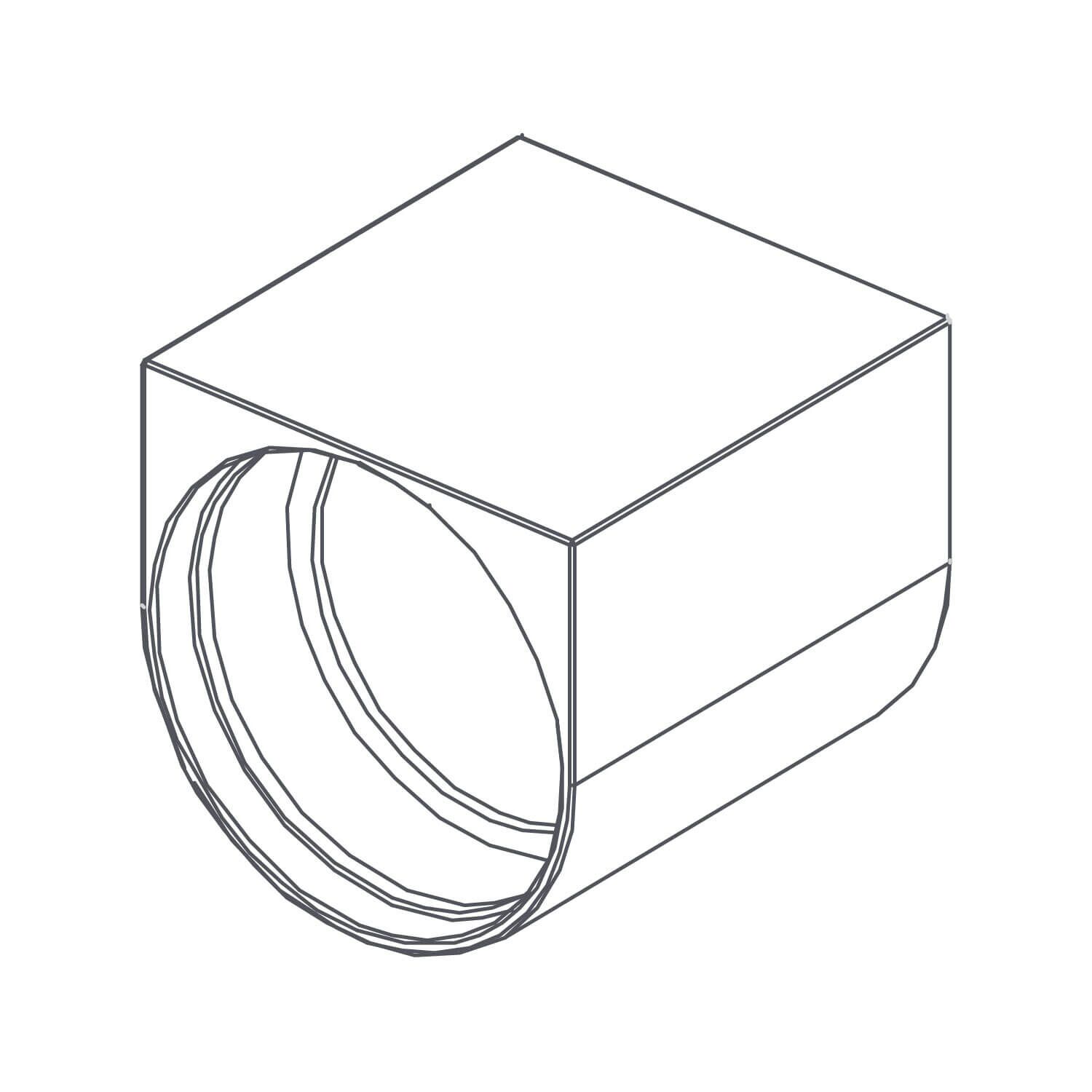 Chapeton dublin decorativo para maneral cromo blanco,,hi-res image number null