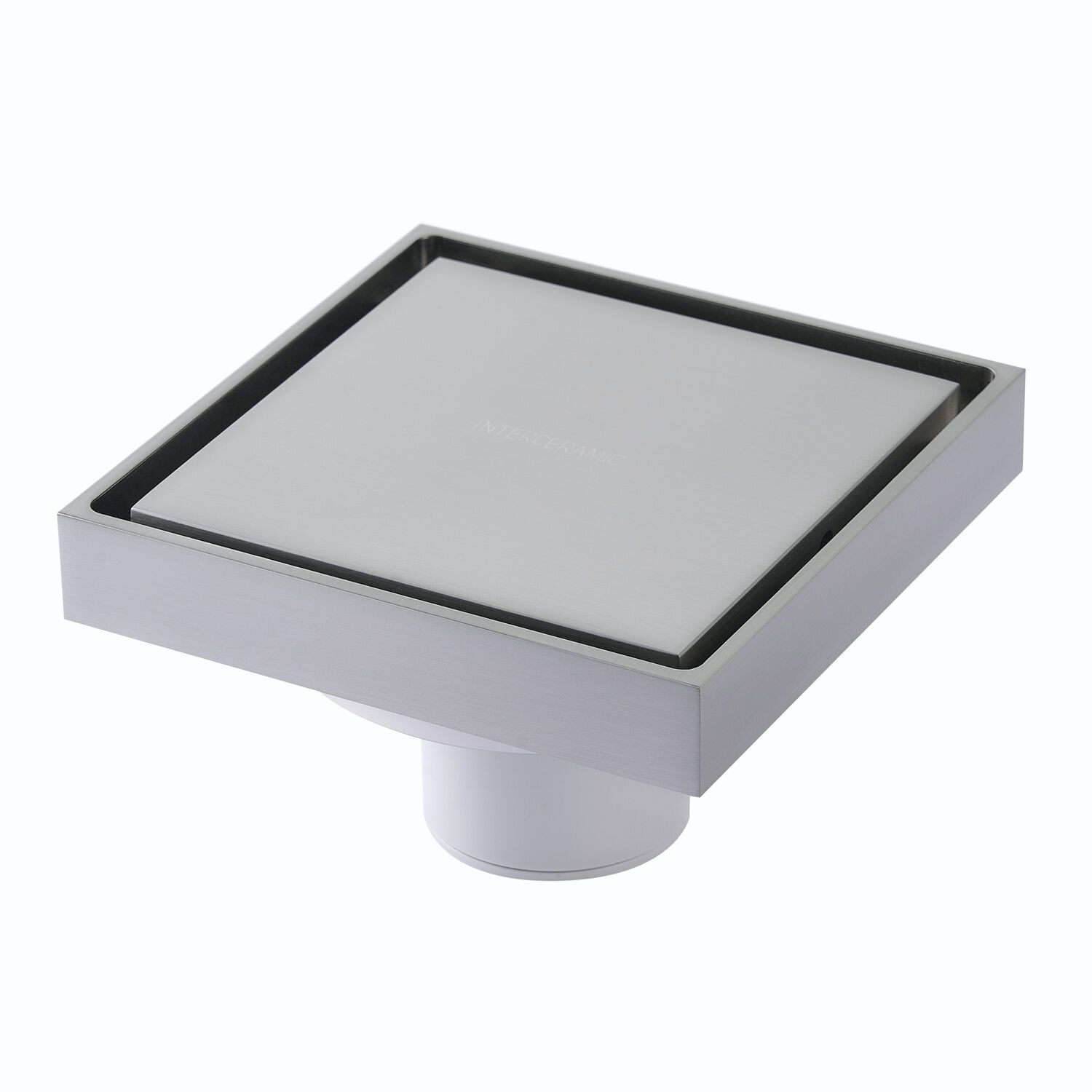 Coladera universal cuadrada para inserto cerámico 10 x 10 cm cromo pulido,,hi-res image number null