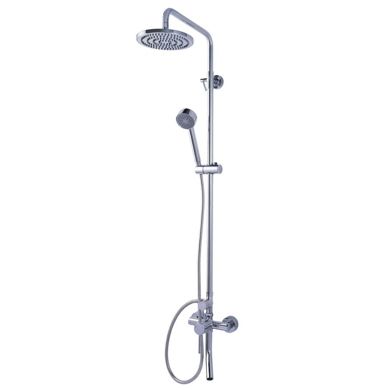 Regadera de muro para baño línea Georgia en cromo pulido,,hi-res image number null