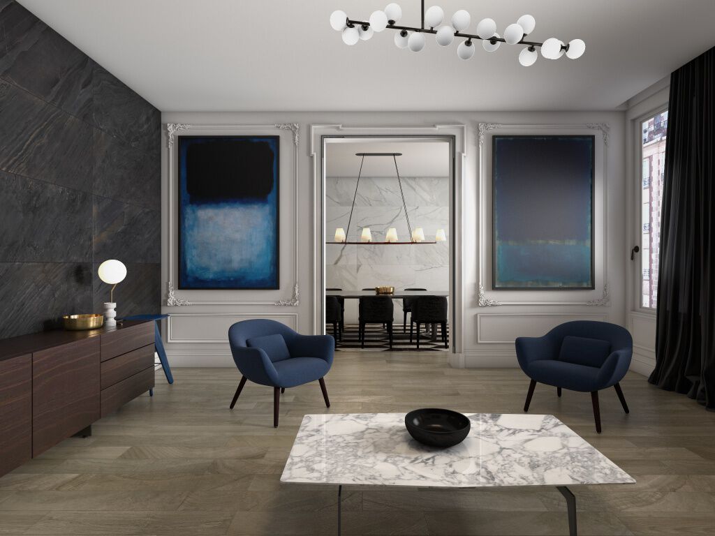 Sala Norway Caf&eacute; con Negro,,hi-res