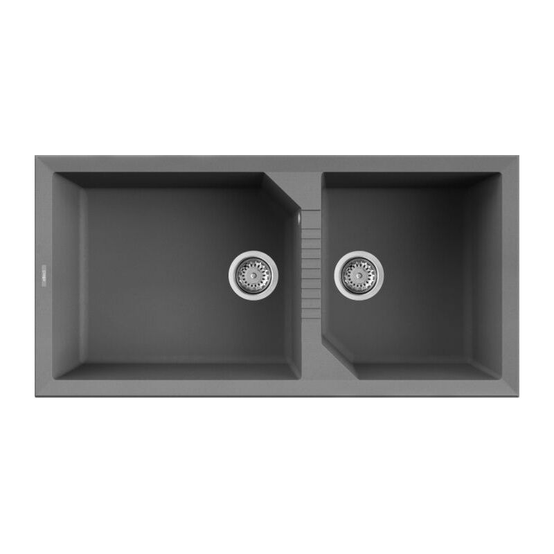 Tarja de dos tinas sobrecubierta línea Tekno 490 en titanio,,hi-res image number null