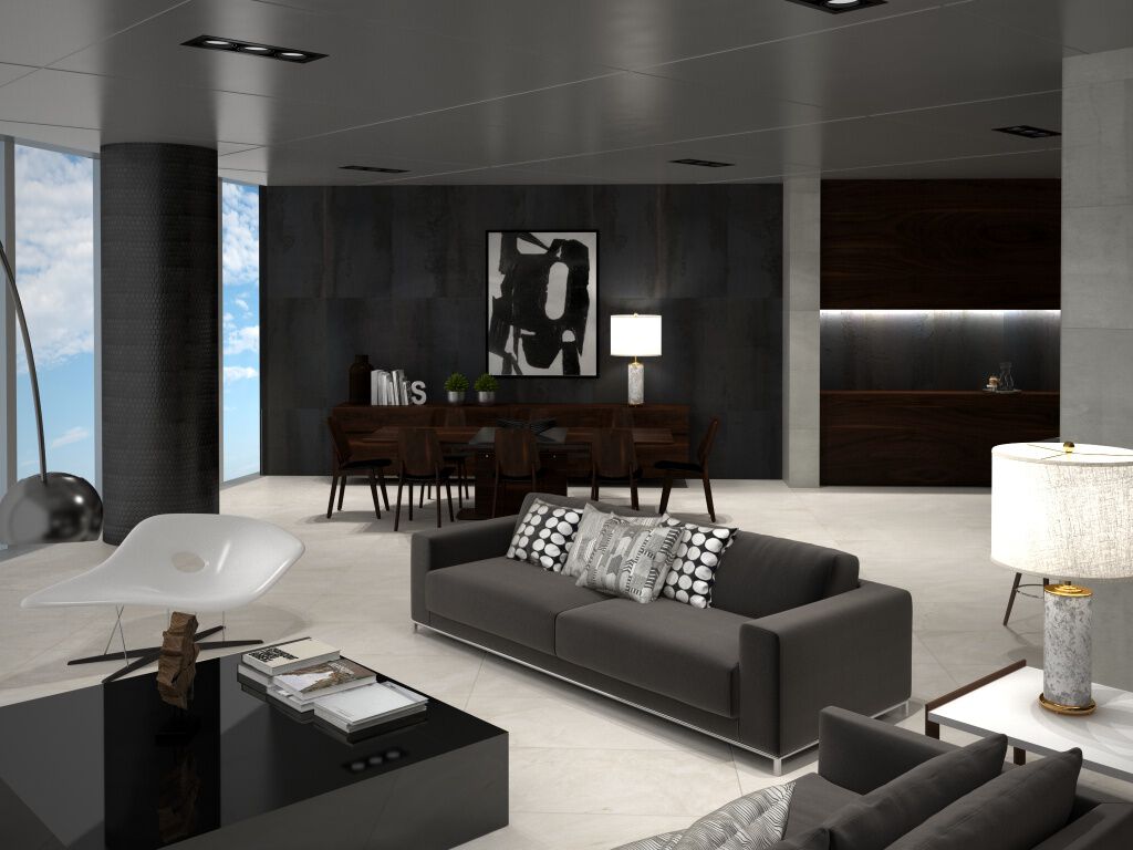 Sala Urban Caf&eacute; con Negro,,hi-res