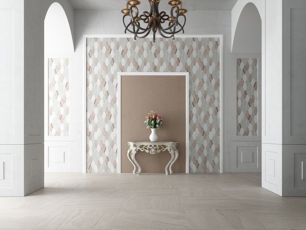 Uso Comercial Pietra Cristal Blanco con Café,,hi-res