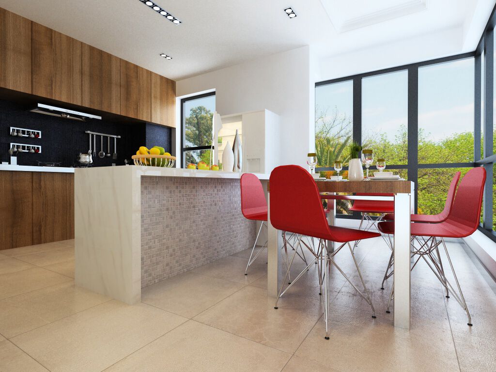 Cocina Trio Cement Blanco con Gris,,hi-res