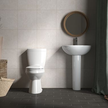 Baño Indiana Beige con Gris