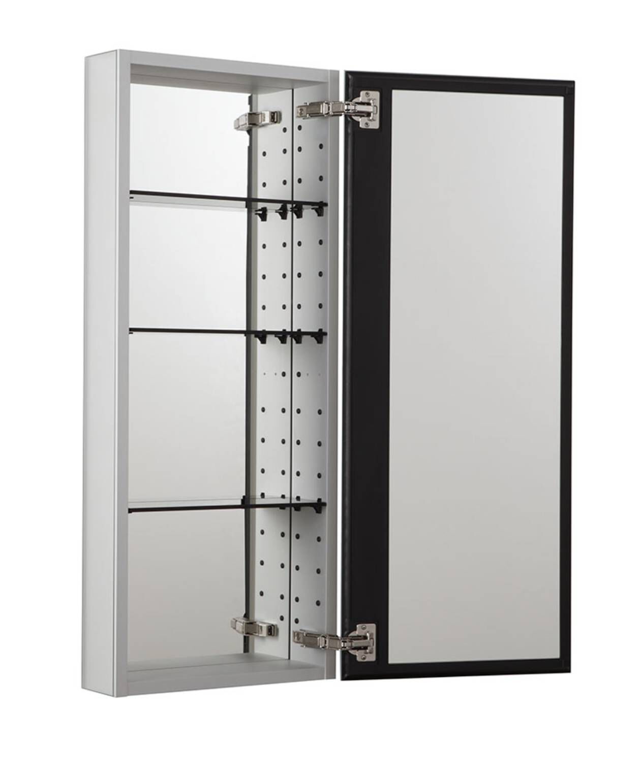 Kit de laterales para espejo gabinete línea Catalán en acero inoxidable,,hi-res image number null