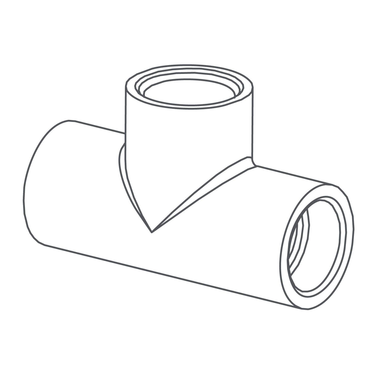 Conexion universal t de mangueras flexibles essen para llaves duomando unico,,hi-res image number null