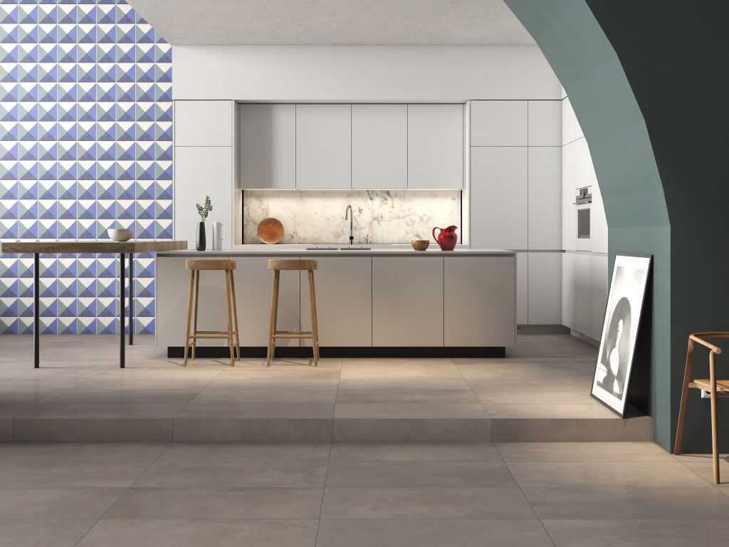 Cocina Form Azul con Gris,,hi-res