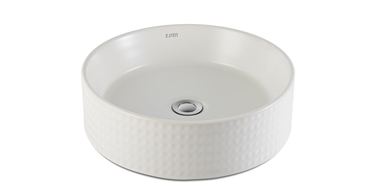 Lavabo de sobrecubierta línea Weismar en blanco aperlado,,hi-res image number null