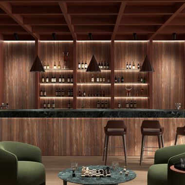 Comercial Eternal Stones Rojo