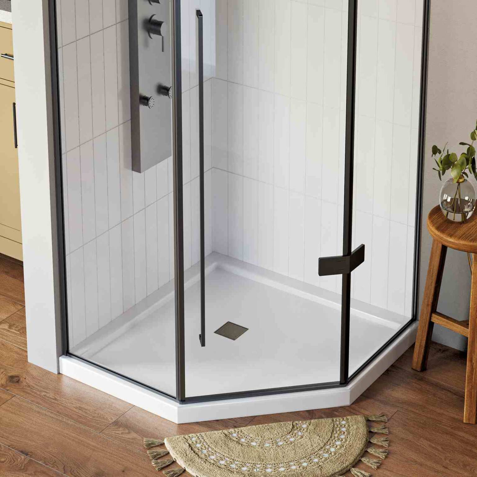 Coladera universal cuadrada para inserto cerámico 10 x 10 cm niquel cepillado,,hi-res image number null