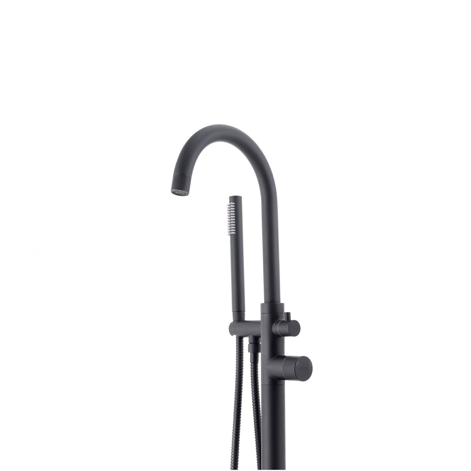 Llave para tina línea Weismar freestanding en negro mate,,hi-res image number null