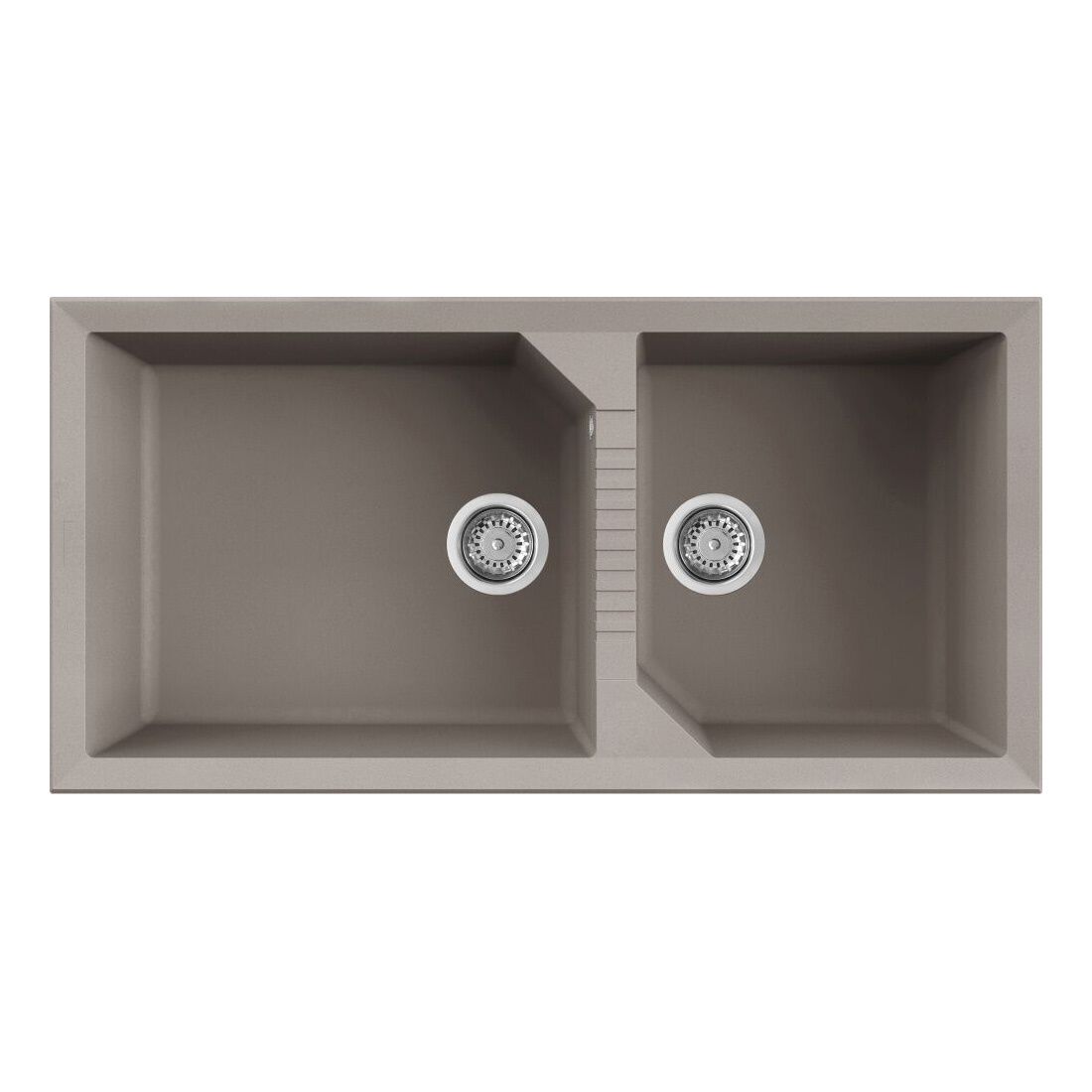 Tarja de dos tinas sobrecubierta línea Tekno 490 en tortora,,hi-res image number null