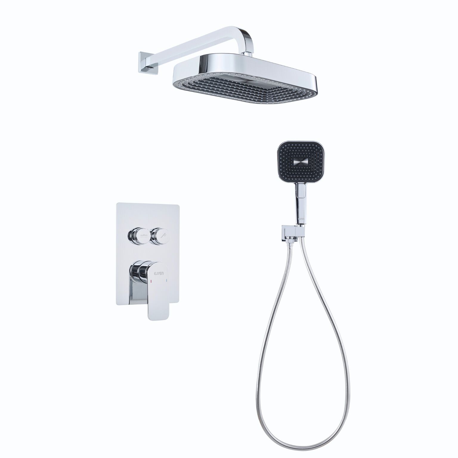 Conjunto Meissen de regadera monomando cromo pulido,,hi-res image number null