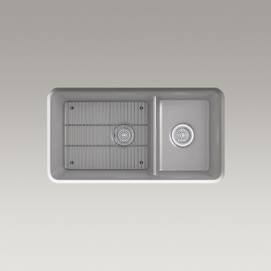 Tarja de dos tinas para cocina línea Cairn