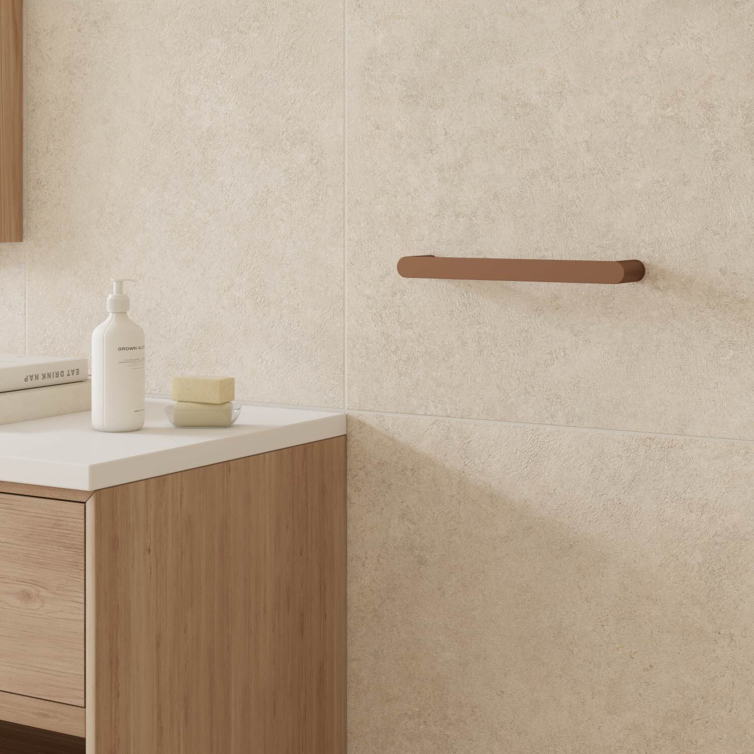 Toallero Essen Round Sencillo De 30Cms Bronce,,hi-res image number null