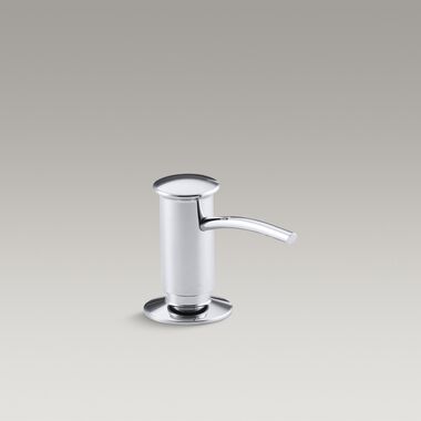 Dispensador de jabón línea Universal en cromo pulido
