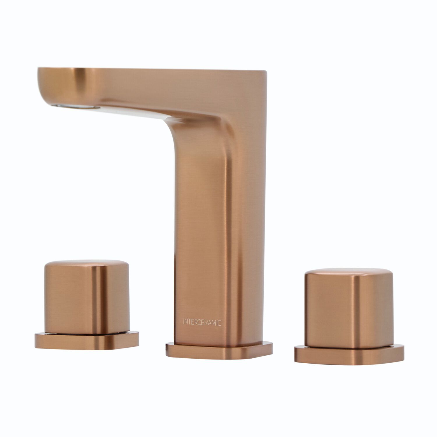 Llave duomando para lavabo línea Duna en bronce,,hi-res image number null